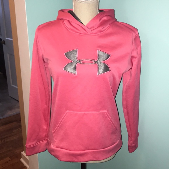 Under Armour Tops - Youth XL Pink Under Armour Hoodie